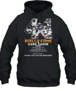 44 Hall Of Fame Hank Aaron 1934 2021 Signatures Thank You For The Memories Shirt 4 44 Hall Of Fame Hank Aaron 1934 2021 Signatures Thank You For The Memories Shirt 5