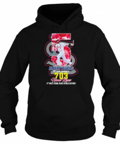 5 Albert Pujols St Louis Cardinals 703 Home Runs 4th most home runs in MLB history shirt 5