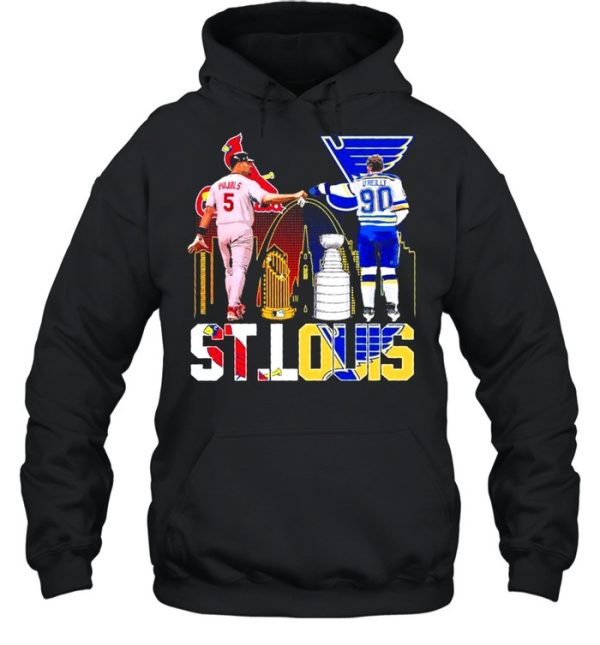 5 Pujols St Louis Cardinals And 90 O'reilly St.louis Blues Of St.louis  Sports Shirt - Teespix - Store Fashion LLC