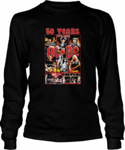 50 Years 1973 2023 Ac Dc signatures shirt 3