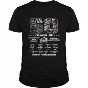 50 Years Of Colorado Avalanche shirt