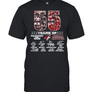 55 Years Of The Greatest NHL Teams Arizona Coyotes Signatures Shirt