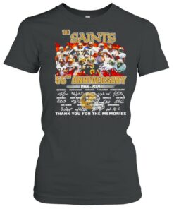 55th Anniversary 1966 2021 The New Orland Saints thank you for the memories signatures shirt 2