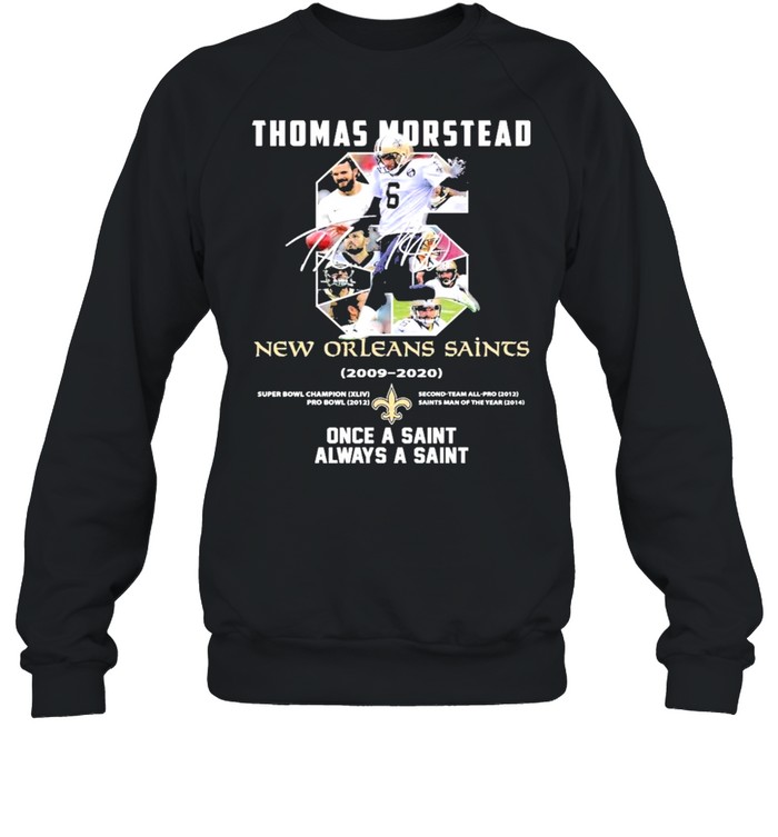 Thomas Morstead New Orleans Saints 2009 - 2020 Once a saint always