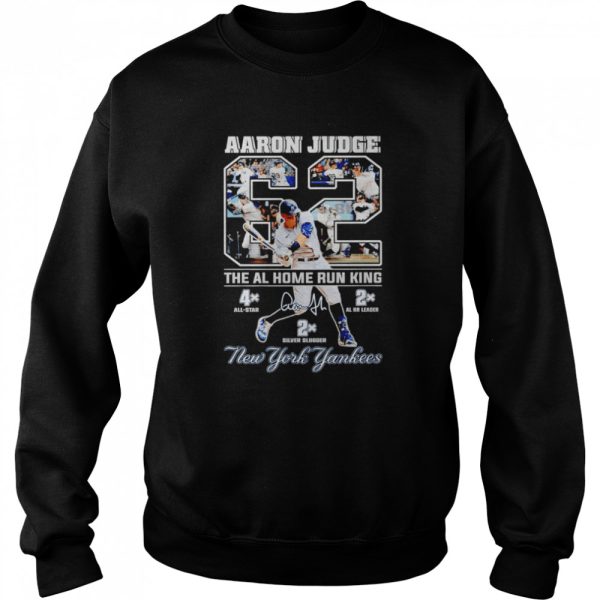 60 Aaron Jodge The AL Home Run King New York Yankees shirt