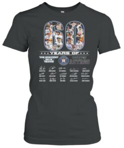 60 Years Of The Greatest MLB Teams Houston Astros Signatures Shirt 2