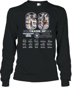 60 Years Of The Greatest MLB Teams Houston Astros Signatures Shirt 3