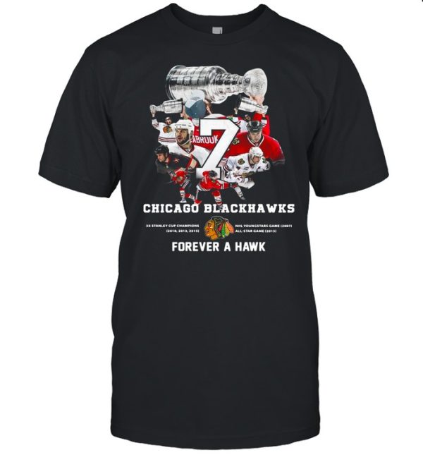 7 Brent Seabrook Chicago Blackhawks Forever A Hawk shirt