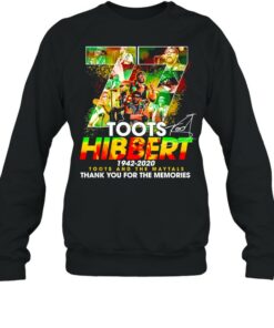 77 Toots Hibbert 1942 2020 Toots And The Maytals Thank You For The Memories SIgnature Shirt 4
