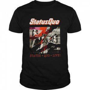 80s Music Art Spring Tour Status Quo shirt