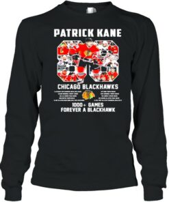 88 Patrick Kane 88 Chicago Blackhawks 1000 Games Forever A Blackhawk Signature Shirt 3