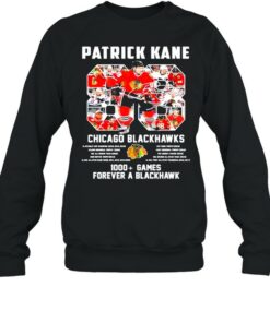 88 Patrick Kane 88 Chicago Blackhawks 1000 Games Forever A Blackhawk Signature Shirt 4