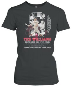9 Ted Williams Boston Red Sox 1939 1960 Thank You For The Memories Signature Shirt 2
