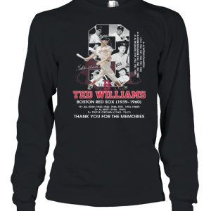 9 Ted Williams Boston Red Sox 1939 1960 Thank You For The Memories Signature Shirt 3