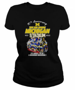 95th anniversary the big house Michigan stadium 1927-2022 shirt 1 95th anniversary the big house Michigan stadium 1927 2022 shirt 2