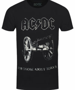 ACDC About To Rock Mens Black T Shirt 1
