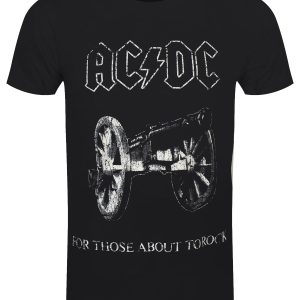 ACDC About To Rock Men’s Black T-Shirt