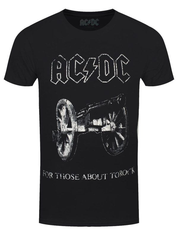 ACDC About To Rock Men’s Black T-Shirt