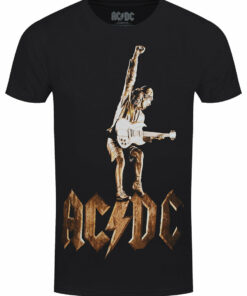 ACDC Angus Statue Mens Black T Shirt 1
