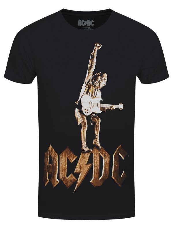 ACDC Angus Statue Men’s Black T-Shirt