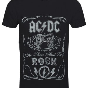 ACDC Cannon Vintage Black T-Shirt