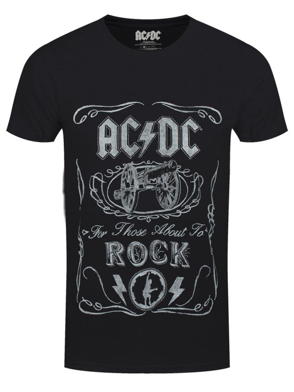 ACDC Cannon Vintage Black T-Shirt