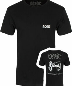 ACDC For Those About To Rock Mens Black T Shirt 1