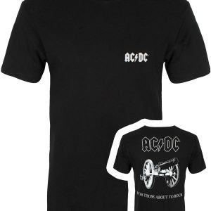 ACDC For Those About To Rock Men’s Black T-Shirt