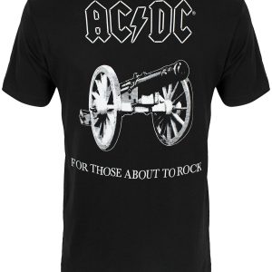 ACDC For Those About To Rock Mens Black T Shirt 2