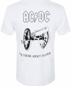 ACDC For Those About To Rock Men's White T-Shirt 1 ACDC For Those About To Rock Mens White T Shirt 2