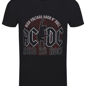 ACDC Hard As Rock Men’s Black T-Shirt