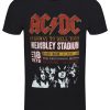 ACDC Wembley ’79 Men’s Black 100% Recycled Eco T-Shirt