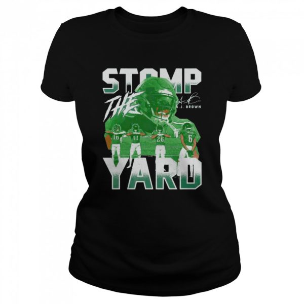 A.J. Brown Philadelphia Stomp The Yard signature shirt