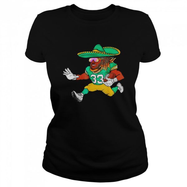 Aaron Jones Greenn Football Sport Shirt