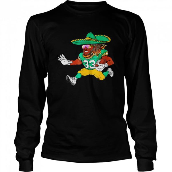 Aaron Jones Greenn Football Sport Shirt