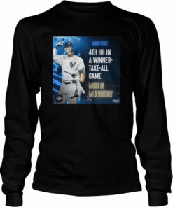 Aaron Judge 4th Hr in a winner take all game Most in MLB history ALDS shirt 2 Aaron Judge 4th Hr in a winner take all game Most in MLB history ALDS shirt 3
