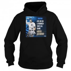 Aaron Judge 4th Hr in a winner take all game Most in MLB history ALDS shirt 5