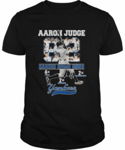 Aaron Judge 62 Career Home Runs New York Yankees signature shirt 1