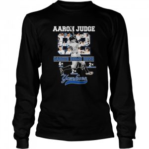 Aaron Judge 62 Career Home Runs New York Yankees signature shirt 3