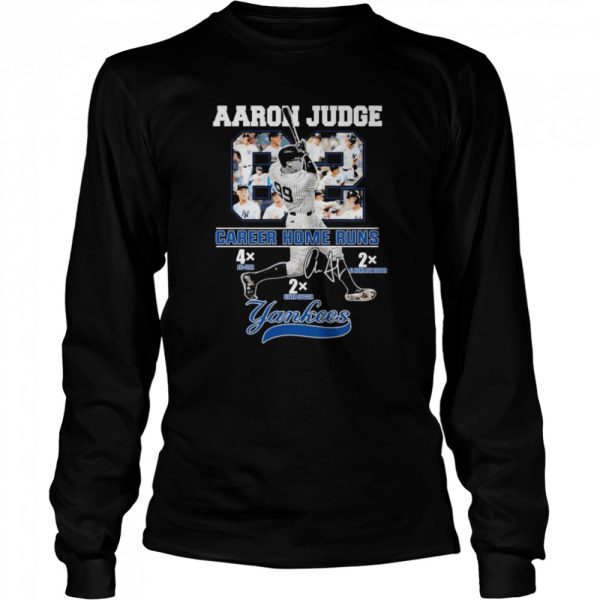 Aaron Judge 62 Career Home Runs New York Yankees signature shirt