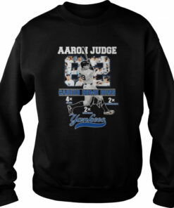 Aaron Judge 62 Career Home Runs New York Yankees signature shirt 4