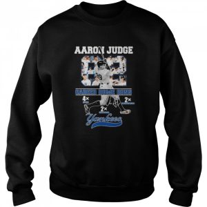 Aaron Judge 62 Career Home Runs New York Yankees signature shirt 4