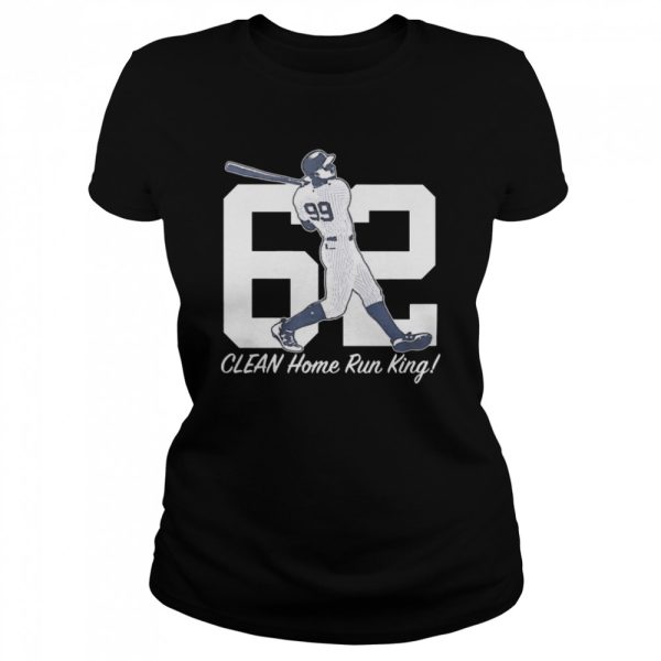 Aaron Judge New York Yankees 62 Clean home run King Shirt