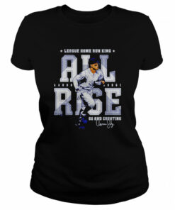 Aaron Judge all rise league home run king signature shirt 1 Aaron Judge all rise league home run king signature shirt 2