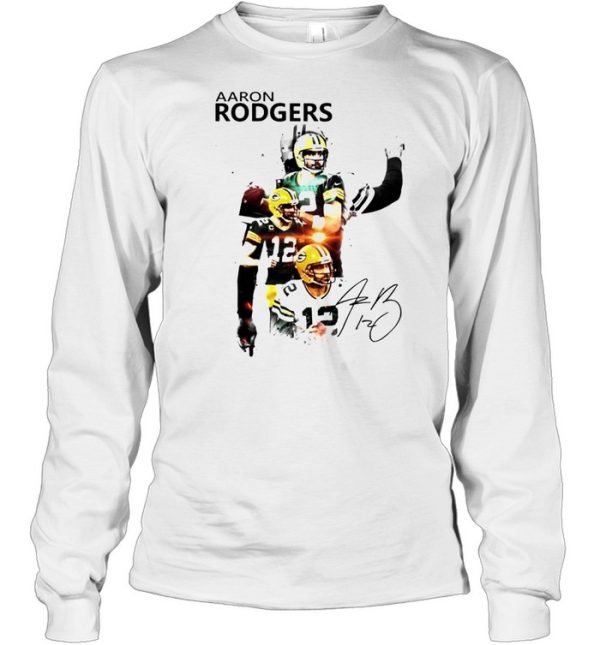 Aaron Rodgers Green Bay Packers signature t-shirt