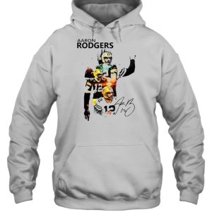 Aaron Rodgers Green Bay Packers signature t shirt 5