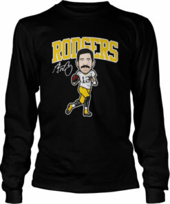 Aaron Rodgers Green Bay Toon signature shirt 2 Aaron Rodgers Green Bay Toon signature shirt 3