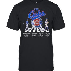 Abbey road the cubs signatures shirt