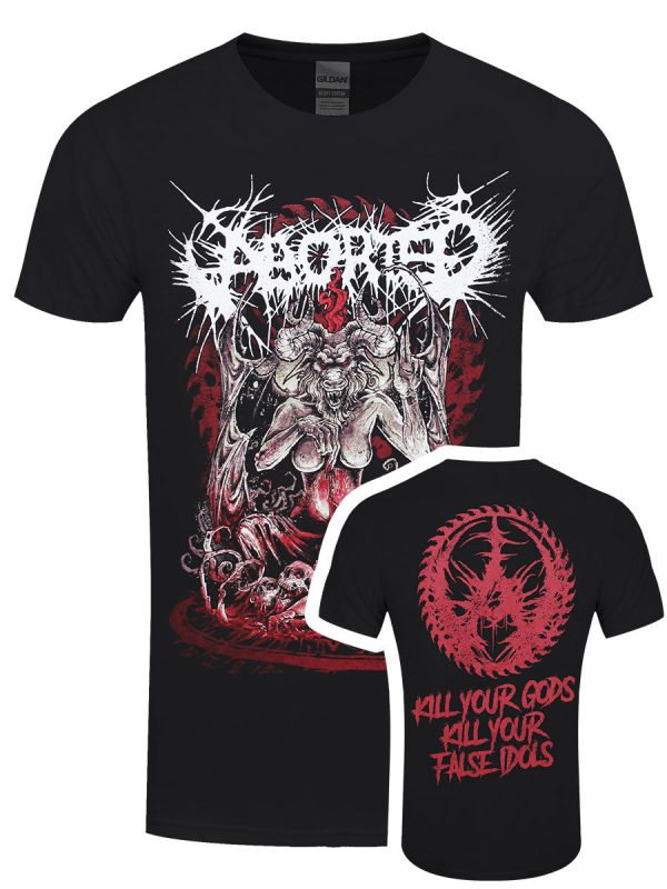 Aborted Baphomet Men’s Black T-Shirt