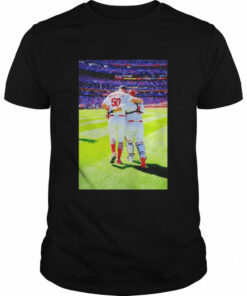 Adam Wainwright and Albert Pujols St Louis Cardinals shirt 1